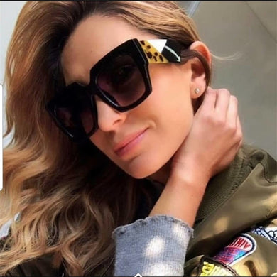 2023 Oversized Square Sunglasses women Men  Brand Designer Sun glasses lady Retro Big frame Gradien Sunglasses UV400