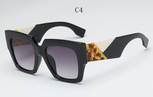 Carica l&#39;immagine nel visualizzatore di Gallery, 2023 Oversized Square Sunglasses women Men  Brand Designer Sun glasses lady Retro Big frame Gradien Sunglasses UV400