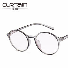 Load image into Gallery viewer, 2023 Retro round eyeglass frame 2387 100 with myopia flat lens student art spectacle frame
