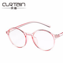 Load image into Gallery viewer, 2023 Retro round eyeglass frame 2387 100 with myopia flat lens student art spectacle frame