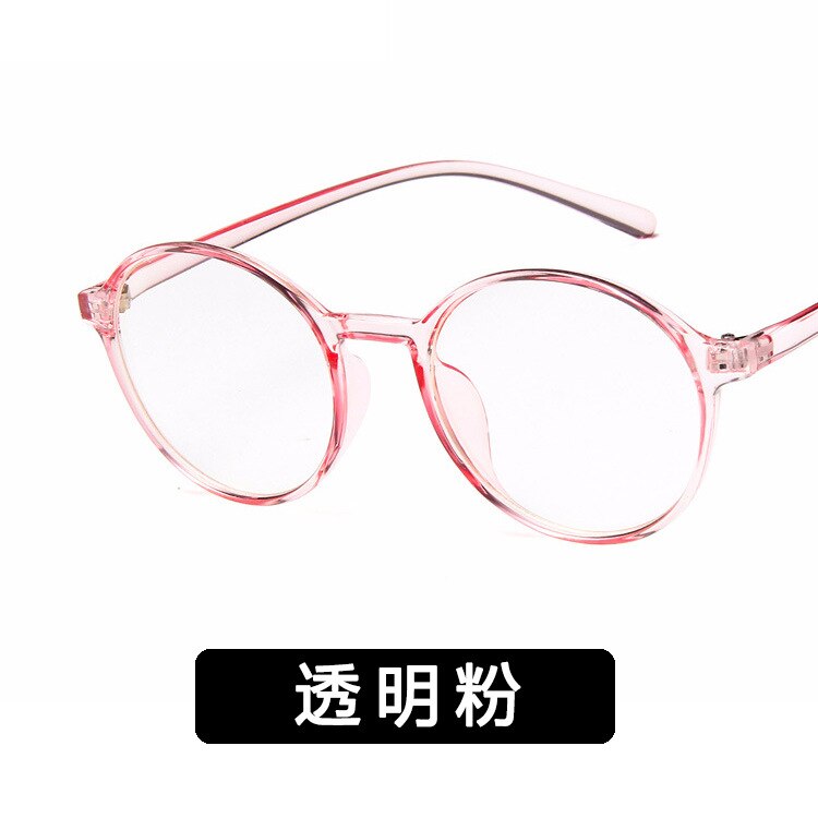 2023 Retro round eyeglass frame 2387 100 with myopia flat lens student art spectacle frame