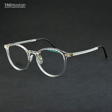 Load image into Gallery viewer, 2023 Round Glasses Frame Transparent TR90 Nerd Vintage Spectacle Frames For Women Men Accessories Eyewear Frames