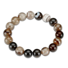 Load image into Gallery viewer, 2018 New Summer Style Natural Stone Beads Bracelet Women Men Pink Blue White Yellow Red Beads Stretch Bracelet Bracelets Jewelry