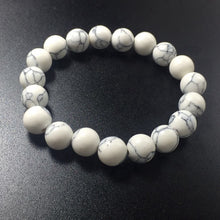 Load image into Gallery viewer, 2018 New Summer Style Natural Stone Beads Bracelet Women Men Pink Blue White Yellow Red Beads Stretch Bracelet Bracelets Jewelry