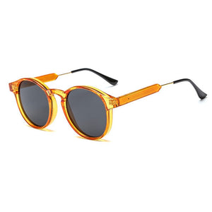 2023 Sunglasses women round metal foot silk ladies round face Korean retro glasses sport Tourist gathering sunglasses UV400