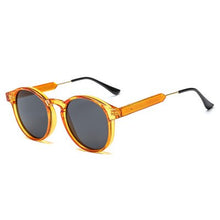 Load image into Gallery viewer, 2023 Sunglasses women round metal foot silk ladies round face Korean retro glasses sport Tourist gathering sunglasses UV400