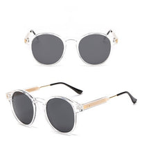 Load image into Gallery viewer, 2023 Sunglasses women round metal foot silk ladies round face Korean retro glasses sport Tourist gathering sunglasses UV400