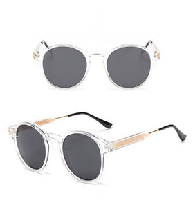 2023 Sunglasses women round metal foot silk ladies round face Korean retro glasses sport Tourist gathering sunglasses UV400