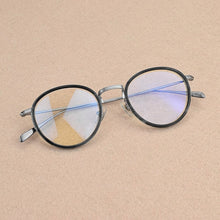 Load image into Gallery viewer, 2023 round glasses computer glasses frame Retro myopia transparent eyeglasses frames men women titanium spectacle frames
