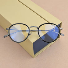Load image into Gallery viewer, 2023 round glasses computer glasses frame Retro myopia transparent eyeglasses frames men women titanium spectacle frames