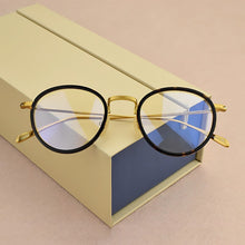 Load image into Gallery viewer, 2023 round glasses computer glasses frame Retro myopia transparent eyeglasses frames men women titanium spectacle frames