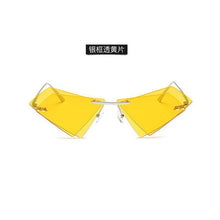 Load image into Gallery viewer, 2023 sunglasses personality frameless triangle designer irregular double-layer sunglasses trendy sunglasses driving