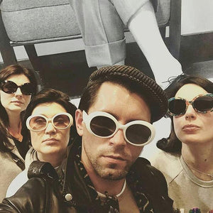 2023 Retro Men Women Clout Goggles Glasses UV400 Mirrored Round Sun Glasses Sunglasses Classic Fahion Female Male Sun Glasses