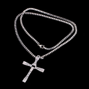 2018 Rushed Collares Choker Moana The Fast And Furious Dominic Toretto Vin New Movie Jewelry Pendant Sliver Cross Necklaces Men