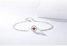 Carica l'immagine nel visualizzatore di Gallery, 2018 Rushed Limited Trendy Women Bracelet Kehribar Armbanden Voor Vrouwen Jewelry 925 Sterling Heart Bracelet For Women