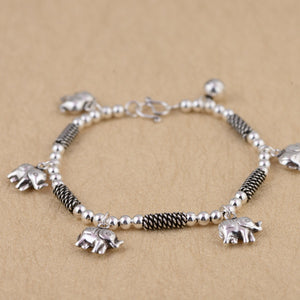 2018 Sale Kehribar Armbanden Voor Vrouwen Thai Wholesale S925 Pure Bracelet Personality Exquisite Small Beads Like Female Model