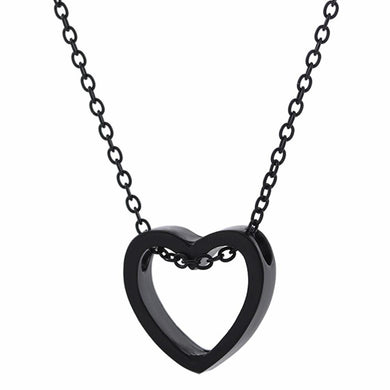 2018 Vendita Trendy Cuore Girocollo Moana Kolye Nuovo Arrivo Scava Fuori Collana a forma di Cuore In Acciaio Inox Colore Amante Gioielli Regalo 