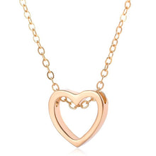 Carica l&#39;immagine nel visualizzatore di Gallery, 2018 Vendita Trendy Cuore Girocollo Moana Kolye Nuovo Arrivo Scava Fuori Collana a forma di Cuore In Acciaio Inox Colore Amante Gioielli Regalo 