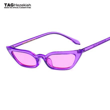 Load image into Gallery viewer, 2023 Sunglasses Women Cat Eye Brand Designer Sun Glasses Retro Small Red ladies Sunglass Black Eyewear Vintage Cute Sexy Ladies