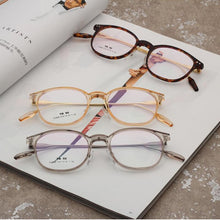 Load image into Gallery viewer, 2023 TR90 Round Glasses Frame Nerd Vintage Spectacle Frames For Women Men Accessories Eyewear Frames oculos de grau