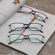 Load image into Gallery viewer, 2023 TR90 glasses frame men women Stylish box super elasticity transparent eyeglasses frames myopia prescription glasses nerd