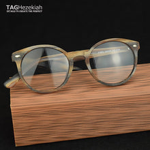 Load image into Gallery viewer, 2023 Wood grain material glasses frame 2180 retro Myopia computer optical classic glasses frame oculos de grau women men nerd