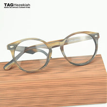 Load image into Gallery viewer, 2023 Wood grain material glasses frame 2180 retro Myopia computer optical classic glasses frame oculos de grau women men nerd