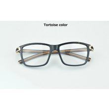 Load image into Gallery viewer, 2023 eyeglasses frames men women Big box TAG Brand glasses frame transparent 7603 Retro natural rubber oculos de grau