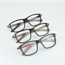 Load image into Gallery viewer, 2023 eyeglasses frames men women Big box TAG Brand glasses frame transparent 7603 Retro natural rubber oculos de grau