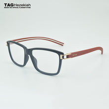 Load image into Gallery viewer, 2023 eyeglasses frames men women Big box TAG Brand glasses frame transparent 7603 Retro natural rubber oculos de grau