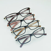 Load image into Gallery viewer, 2023 eyeglasses frames men women TAG Brand glasses frame transparent 7602 Retro natural rubber oculos de grau computer