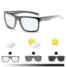 Load image into Gallery viewer, 2023 Men Driving Photochromic sunglasses Men Leisure Polarized Chameleon Discoloration Sun glasses square sunglasses