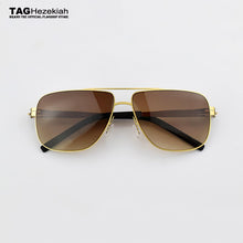 Load image into Gallery viewer, 2023 TAG Brand Germany Stainless Steel metal sunglasses Men Square Myopia Ultra-light slim retro sun glasses Driving
