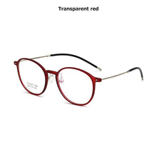 Load image into Gallery viewer, 2023 TR90 Round glasses frame women glasses transparent eyeglasses men Nerd Super-elastic South Korea materials