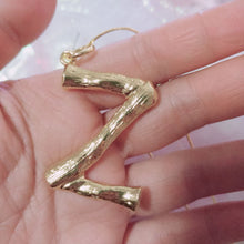 Load image into Gallery viewer, 2018 new arrival luxury exaggerated metal letter necklace fashion temperament lava alphabet necklace 278