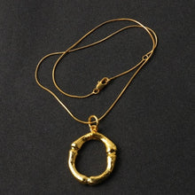 Load image into Gallery viewer, 2018 new arrival luxury exaggerated metal letter necklace fashion temperament lava alphabet necklace 278