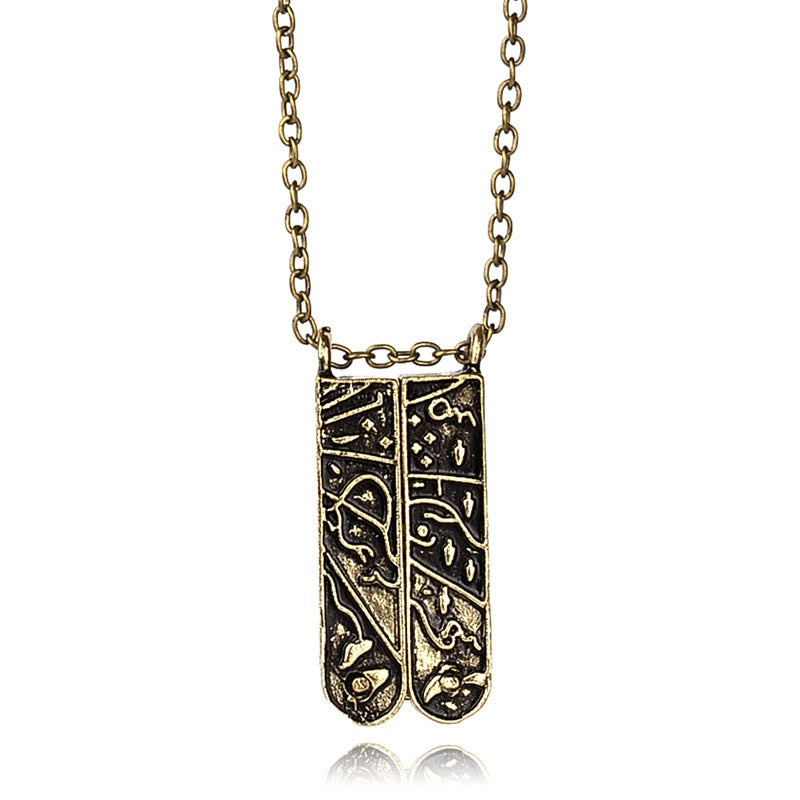 2018 new movie grimm key pendant necklace Mechanical Nick Burkhardt Jewelry Collier Femme Sweater Chain Necklace Collares