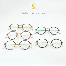 Load image into Gallery viewer, 2023 round Eye Glasses Frame Women Retro eyeglasses frames men computer optical glasses vintage myopia spectacle frames