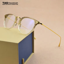 Load image into Gallery viewer, 2023 vintage glasses frame titanium myopia computer glasses women men transparent Retro eyeglasses frame optical spectacles nerd