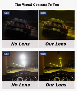 2023 Authentic Polarized Glasses Mirror Night Vision Driving Glasses Men's Yellow lens Sunglasses Reduce Glare 3 Colors 9177