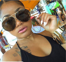 Load image into Gallery viewer, 2023  Big Brand design Aviation sunglasses Men  shades mirror female Sun Glasses for women eyewear Kim Kardashian oculo