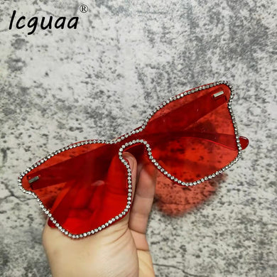 2023 Brand Designer sunglasses women 2023 Women sunglasses  Square Rimless sunglasses Shades Oculos UV400