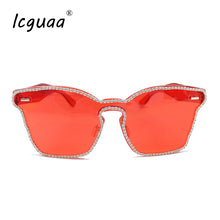 Load image into Gallery viewer, 2023 Brand Designer sunglasses women 2023 Women sunglasses  Square Rimless sunglasses Shades Oculos UV400