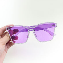 Load image into Gallery viewer, 2023 Brand Designer sunglasses women 2023 Women sunglasses  Square Rimless sunglasses Shades Oculos UV400