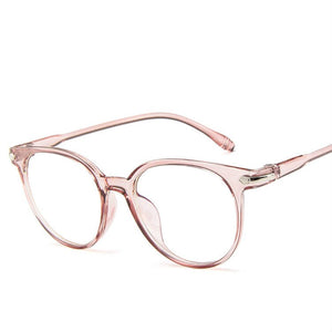 Cute Clear/Transparent/Fake Glasses Frame No Dioptric New Round Eyeglasses Women Fashion Round Eye Glasses Frame For Female