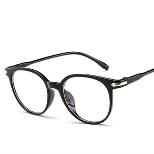 Cute Clear/Transparent/Fake Glasses Frame No Dioptric New Round Eyeglasses Women Fashion Round Eye Glasses Frame For Female