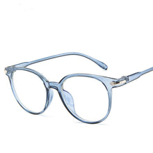 Load image into Gallery viewer, Cute Clear/Transparent/Fake Glasses Frame No Dioptric New Round Eyeglasses Women Fashion Round Eye Glasses Frame For Female