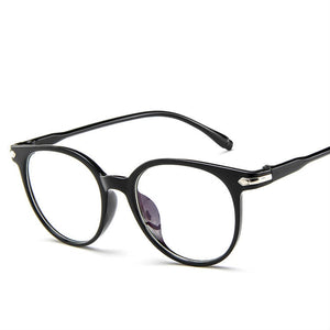 Cute Clear/Transparent/Fake Glasses Frame No Dioptric New Round Eyeglasses Women Fashion Round Eye Glasses Frame For Female