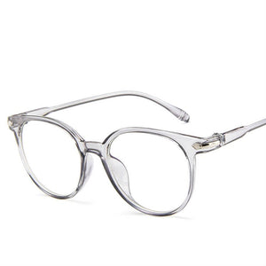 Cute Clear/Transparent/Fake Glasses Frame No Dioptric New Round Eyeglasses Women Fashion Round Eye Glasses Frame For Female