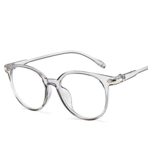 Cute Clear/Transparent/Fake Glasses Frame No Dioptric New Round Eyeglasses Women Fashion Round Eye Glasses Frame For Female